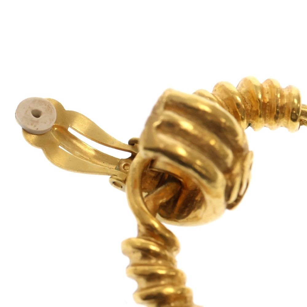 CHANEL (シャネル) ココマーク フープイヤリング GP ゴールド 04P  