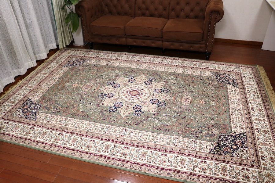 ペルシャ柄絨毯 200×290  ラグ カーペット  訳あり ペルシャ柄絨毯 200×290 新品未使用 6畳 大判ラグ カーペット 訳