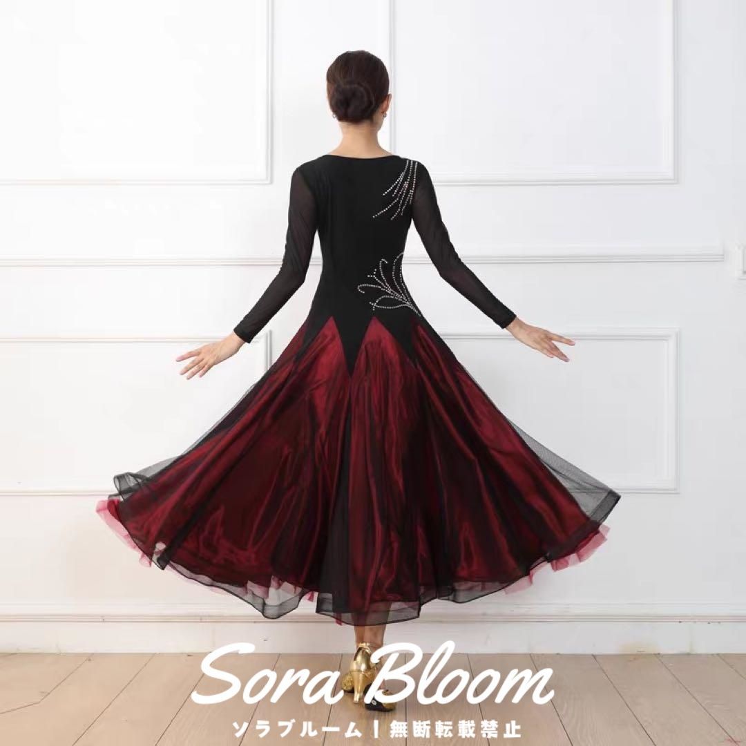 ストーン付きスタンダード練習着★ダンスパーティーにも！ 新品未使用ストーン付きスタンダード練習着ダンスパーティーにも！