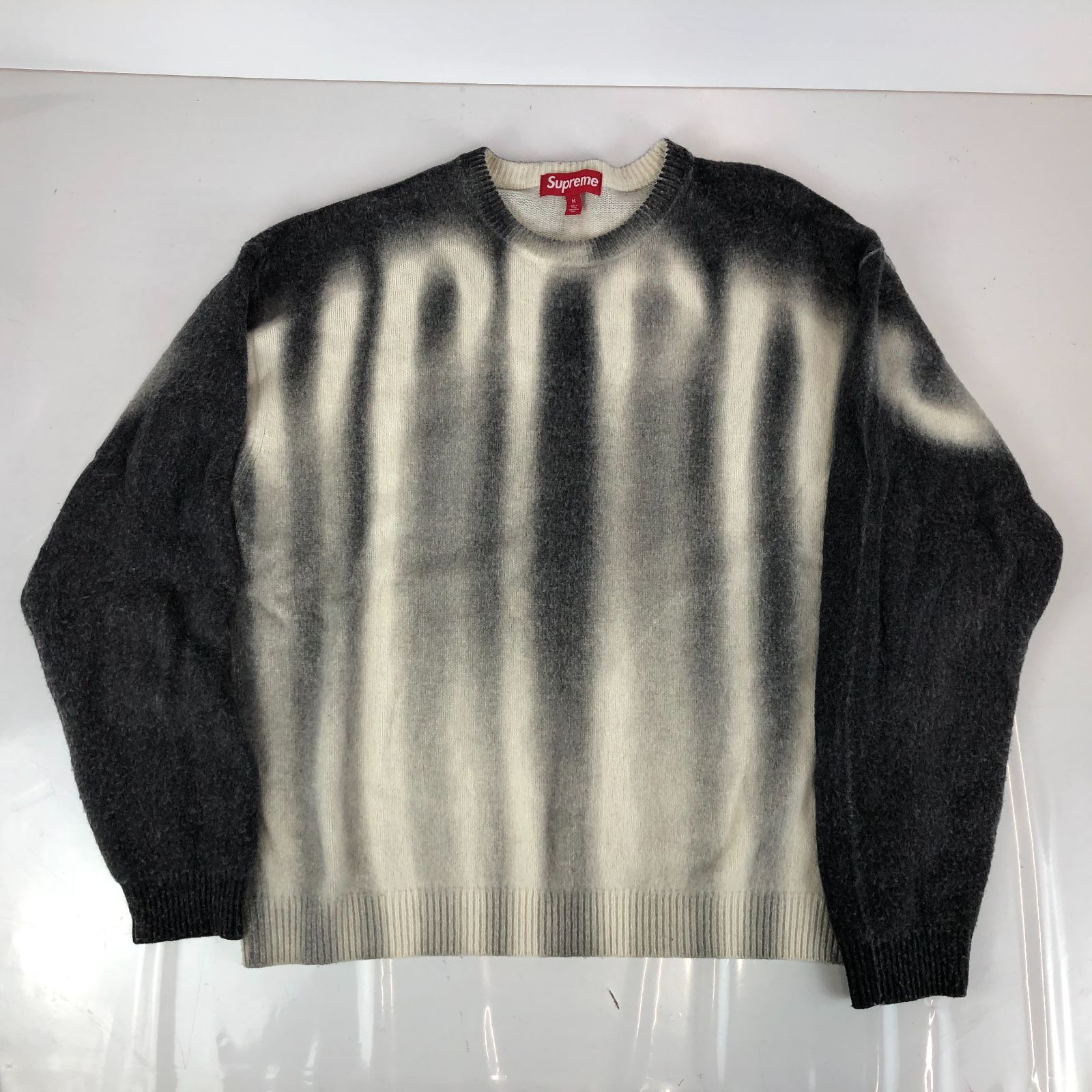 Supreme シュプリーム BLURRED LOGO SWEATER M ブラード ロゴ セーター |m 250610 02232hi 128