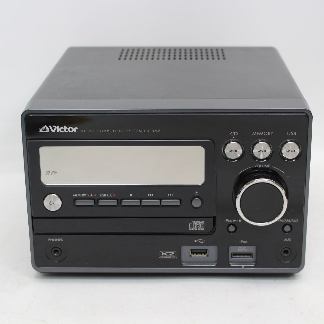 Victor UX-WD70 ミニコンポ ビクター、ダブルMDデッキ搭載のDVDミニコンポ