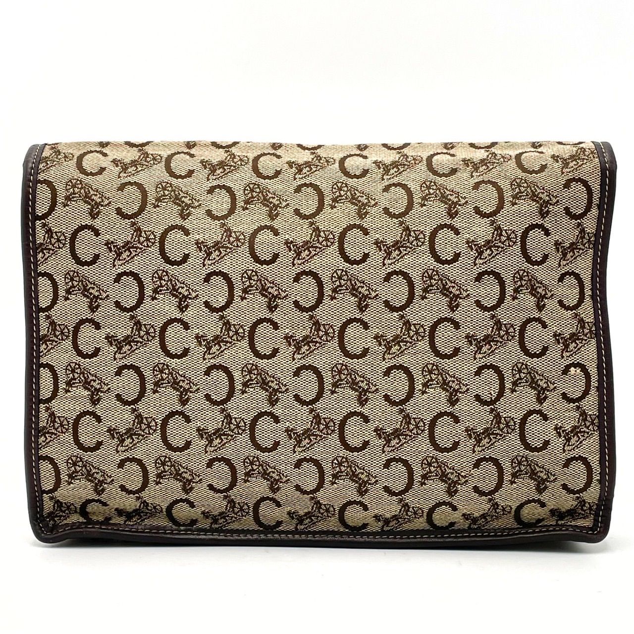 セリーヌCERINEクラッチバッグ　金センターロゴ ✨良品✨ CELINE セリーヌ クラッチバッグ セカンドバッグ