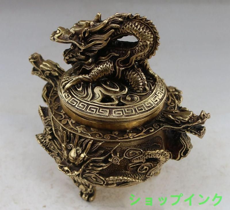 盤龍香炉薫る香炉 檀香炉 仏具 工芸品 置物 盤龍香炉薫る香炉 檀香炉 仏具 工芸品 置物 - メルカリ
