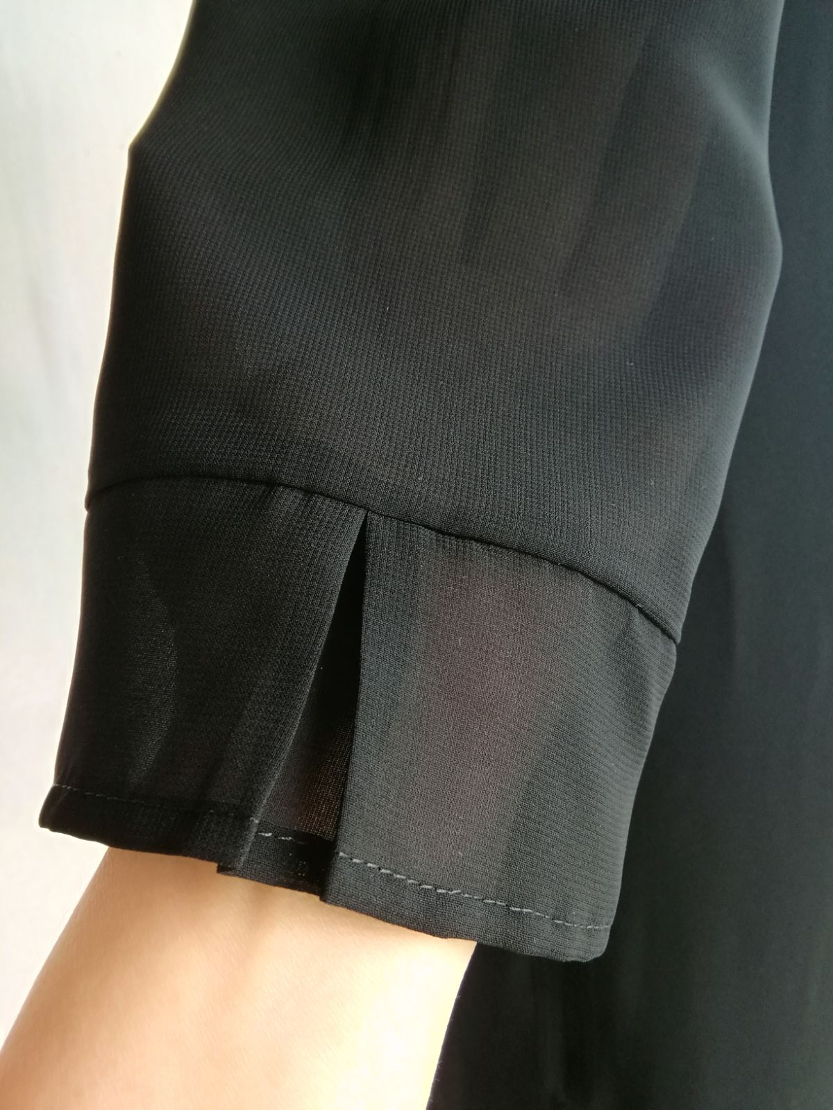 前開きで着やすいレイヤードワンピース 4L～6L
