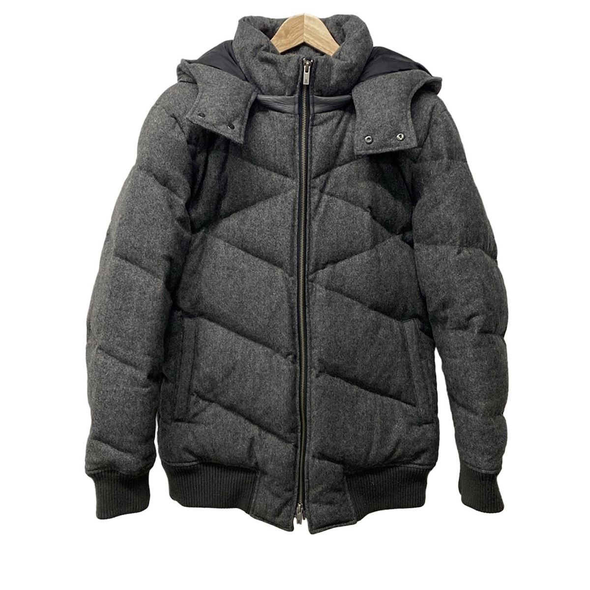 LANVIN en Blue 　38　ランバンオンブルー　黒　ダウンジャケット LANVIN en Bleu(ランバンオンブルー) ダウンジャケット サイズ50
