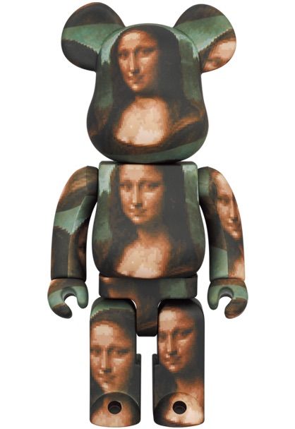 MEDICOM TOY - MEDICOM TOY メディコムトイ BE@RBRICK MONA LISA OVERDRIVE 400% ベアブリック モナリザ オーバードライブ フィギュア 人形 グリーン 超合金 BE@RBRICK LEONARD DE VINCI Mona Lisa – MCT TOKYO