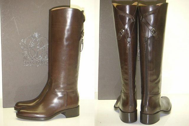 サイズ36 (23-23.5cm相当)□新品□サルトル SARTORE バックベルト乗馬