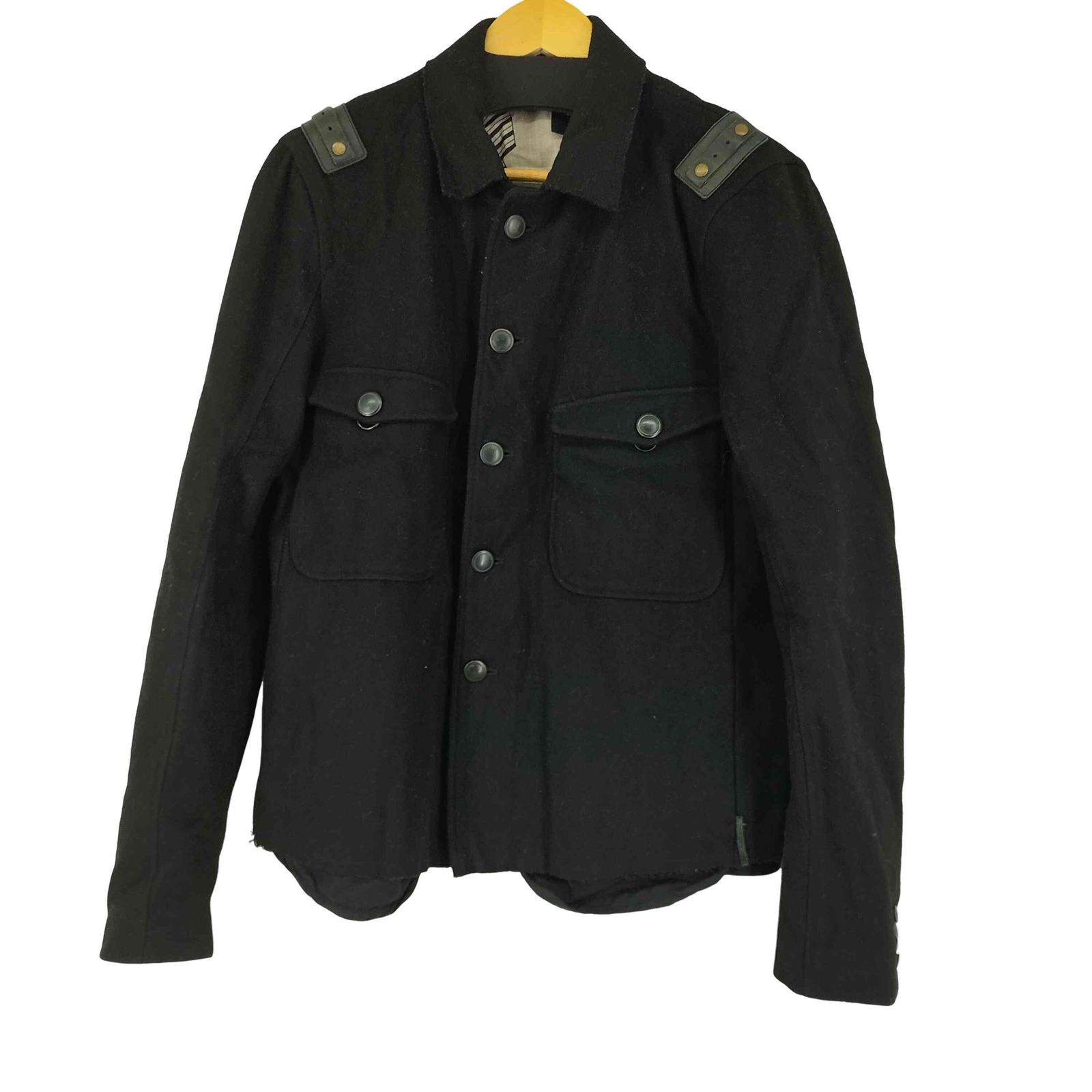 ディーゼルブラックゴールド DIESEL BLACK GOLD レザー使い ウール 