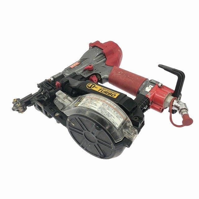 品 MAX マックス 41mm 高圧 ターボドライバ HV-R41G3 赤 レッド 本体のみ 建築 内装 リフォーム 鉄丸 釘 クギ 116116