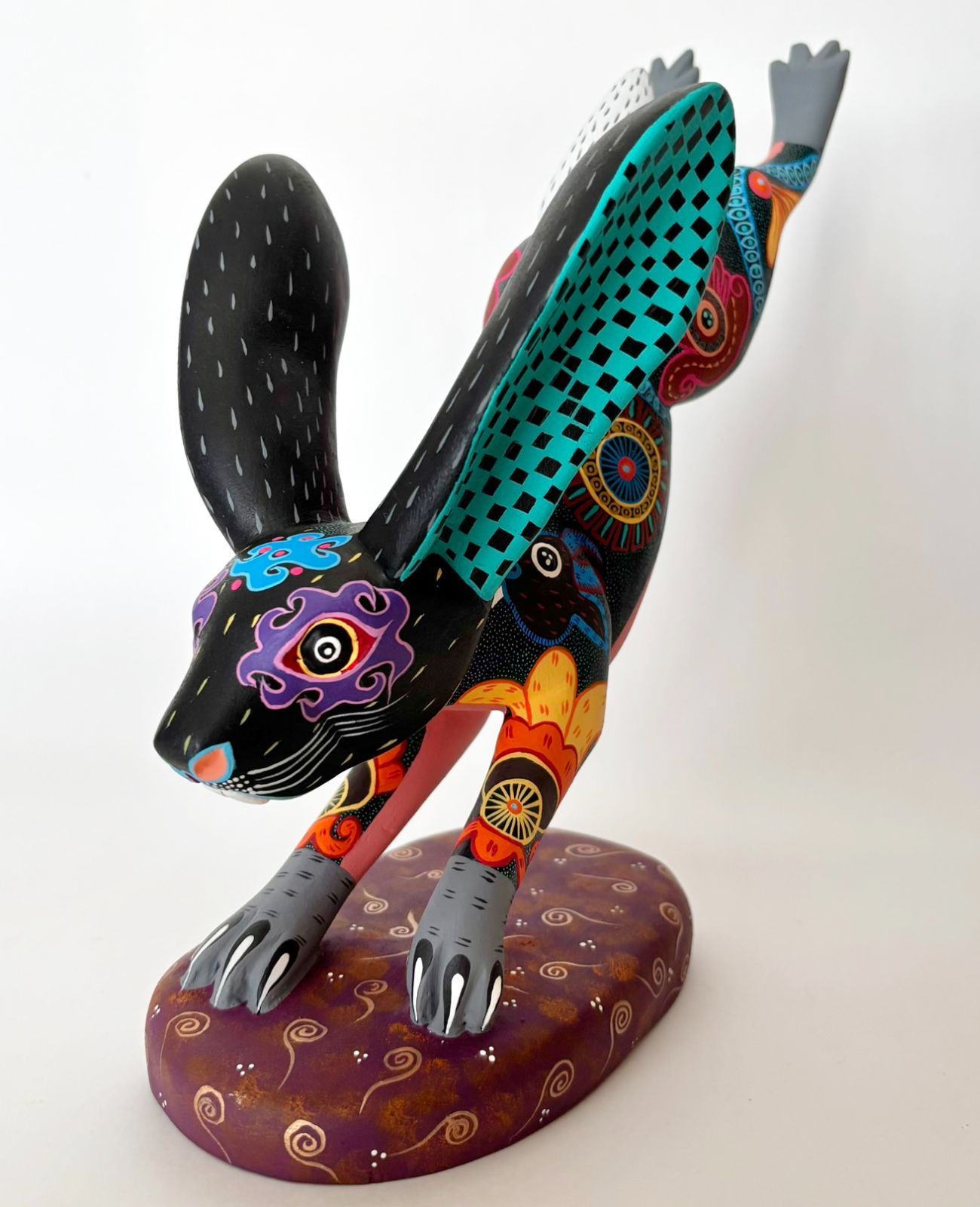 アレブリヘス メキシコ工芸品【サポテックデザインのウサギ】サイズ大