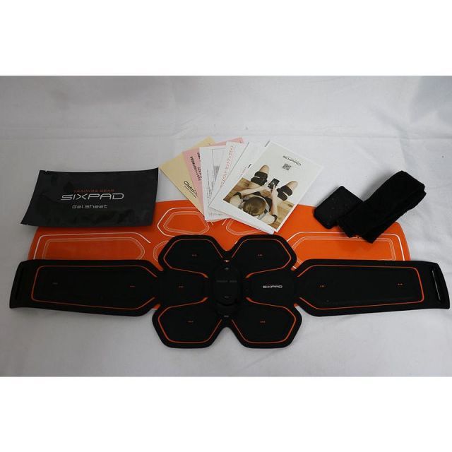 △MTG SIXPAD Abs Belt シックスパッド アブズベルト S|M|Lサイズ ジェルシート付き 並品