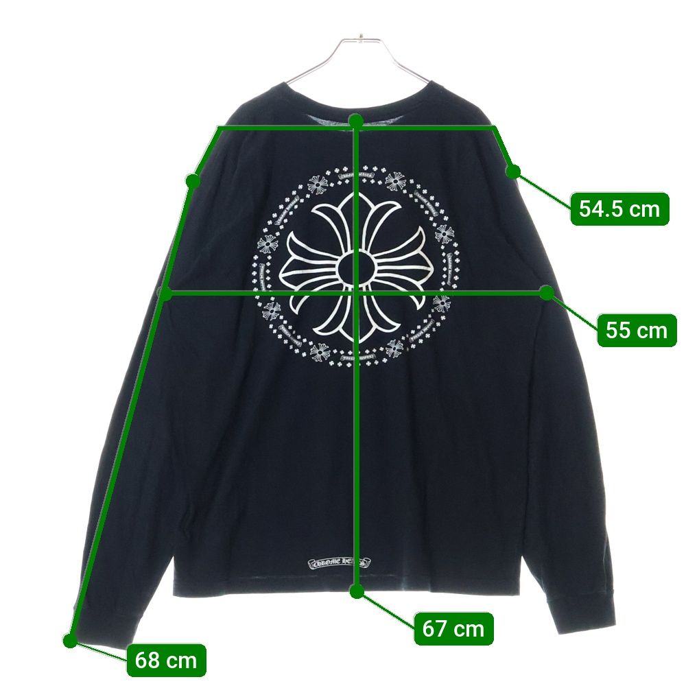 CHROME HEARTS クロムハーツ CH PLUS L/S Tee CHサークルロゴ バック
