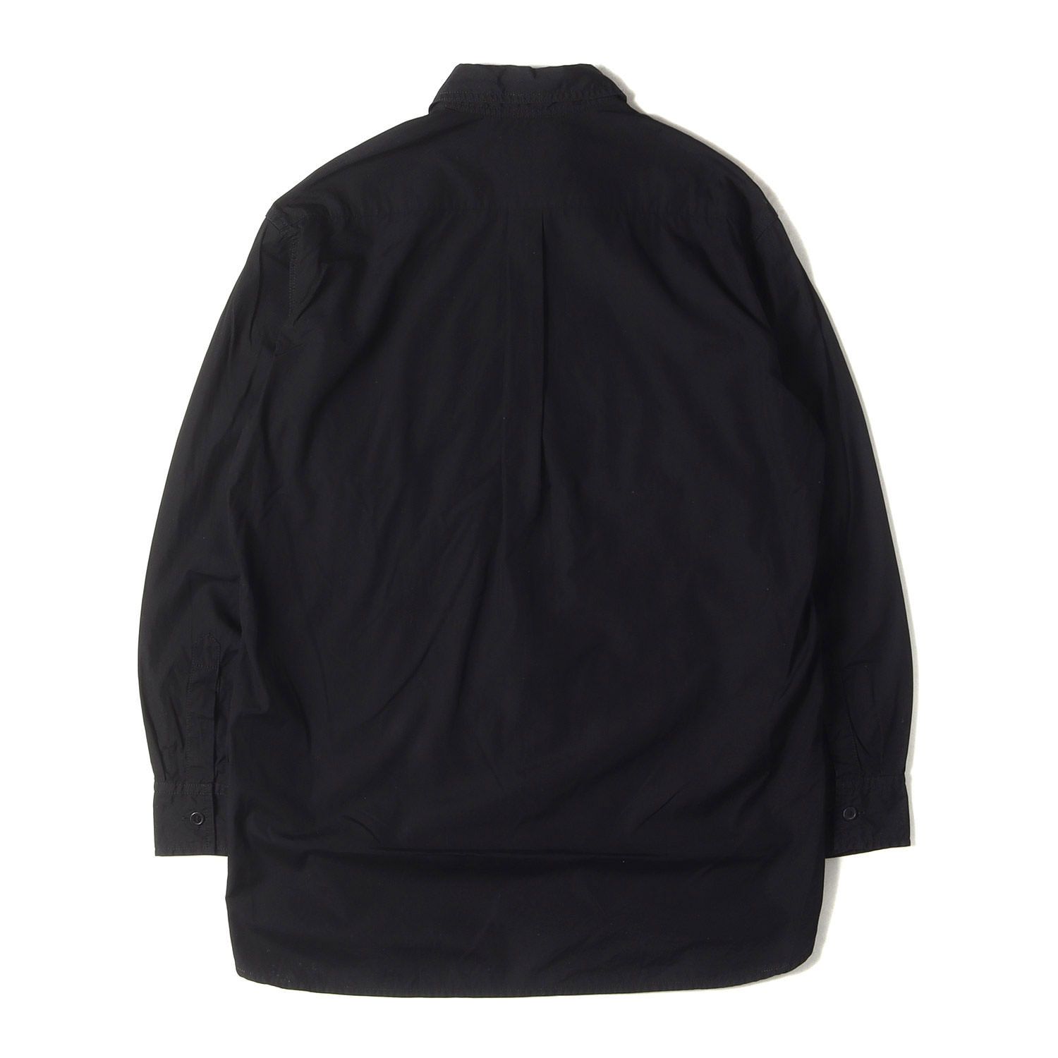 YohjiYamamoto ドレスシャツ Yohji Yamamoto ヨウジヤマモト ブロードドレスシャツ（ブラック）