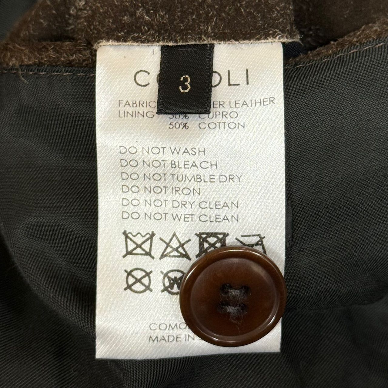 COMOLI 19AW ディアスキン レザー チェスターコート Q03-04006 コモリ