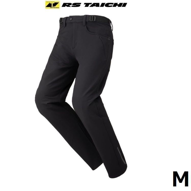 RSタイチ RSY271 クイックドライ ストレートパンツ BLACK Mサイズ CEプロテクター装備