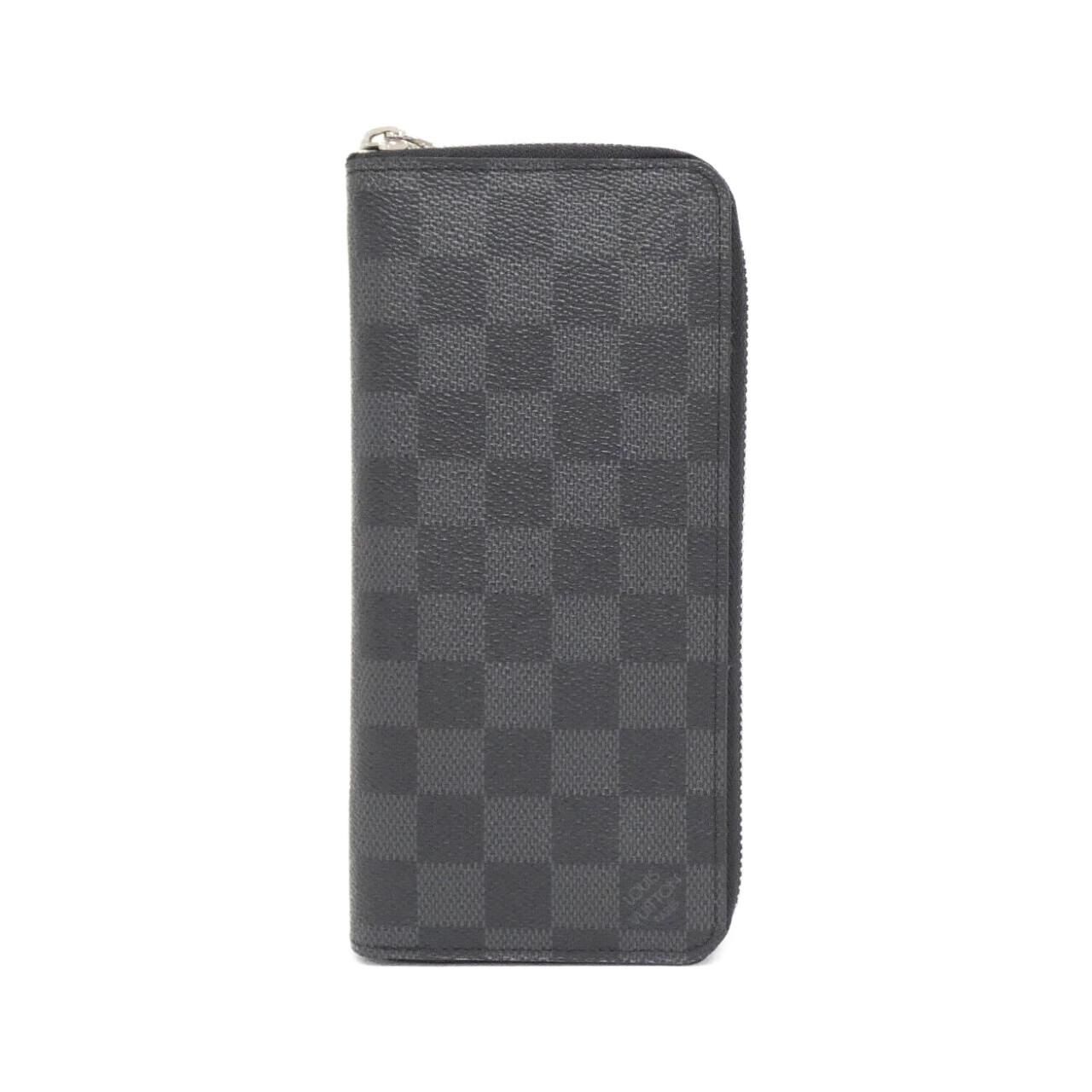 ルイヴィトン ダミエ グラフィット ジッピー ウォレット ヴェルティカル N63095 財布