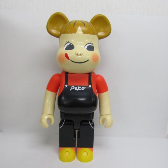 1000% BE@RBRICK ペコちゃん コーヒーミルキー ベアブリック MEDICOM TOY - BE@RBRICK BAPE(R) ペコちゃん 1000％ GREEN