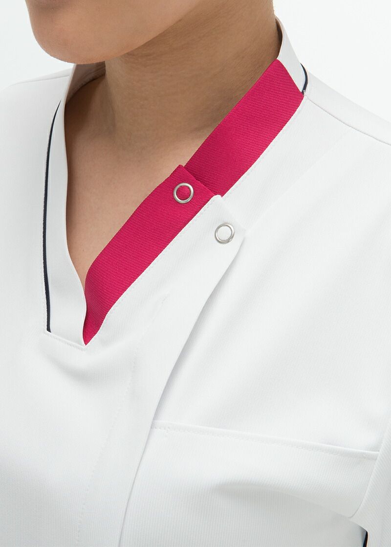  ナガイレーベン 男女兼用スクラブ LX-4092 Tネイビー オレンジ その他 介護用衣料 寝巻き