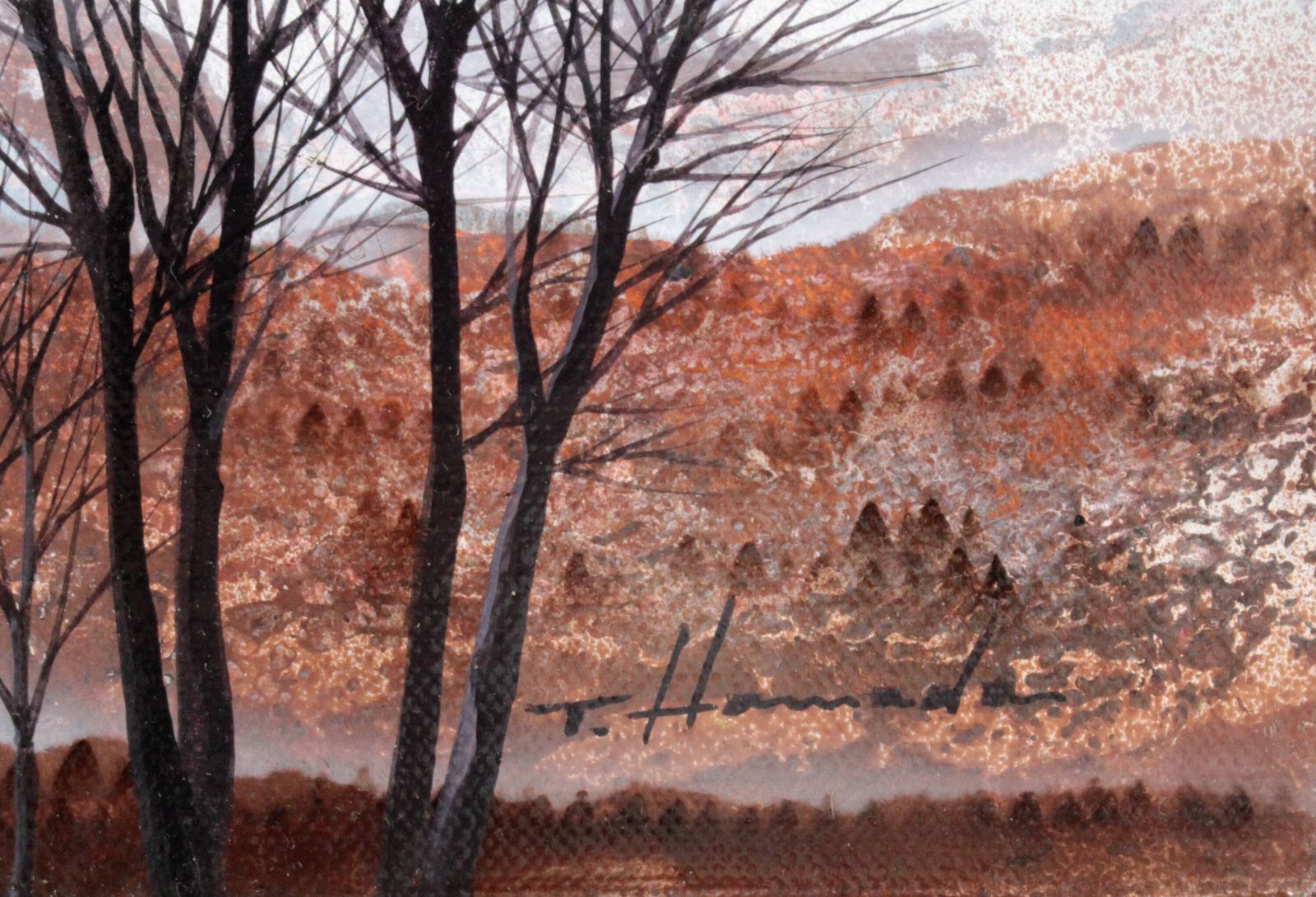 浜田泰介 「樽前山」 油絵・油彩画 絵画 - メルカリ