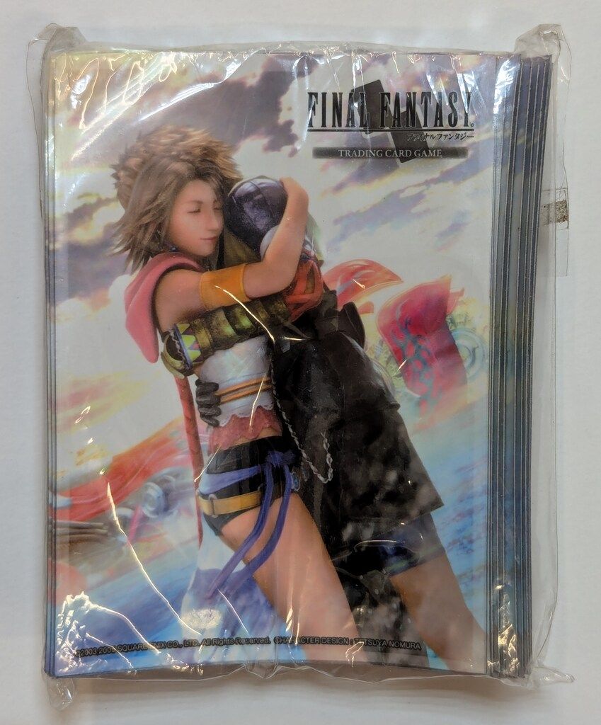 FFTCGスリーブ　FF10ユウナ＆ティーダ FF10 ティーダ＆ユウナ スリーブ 未使用品 - メルカリ