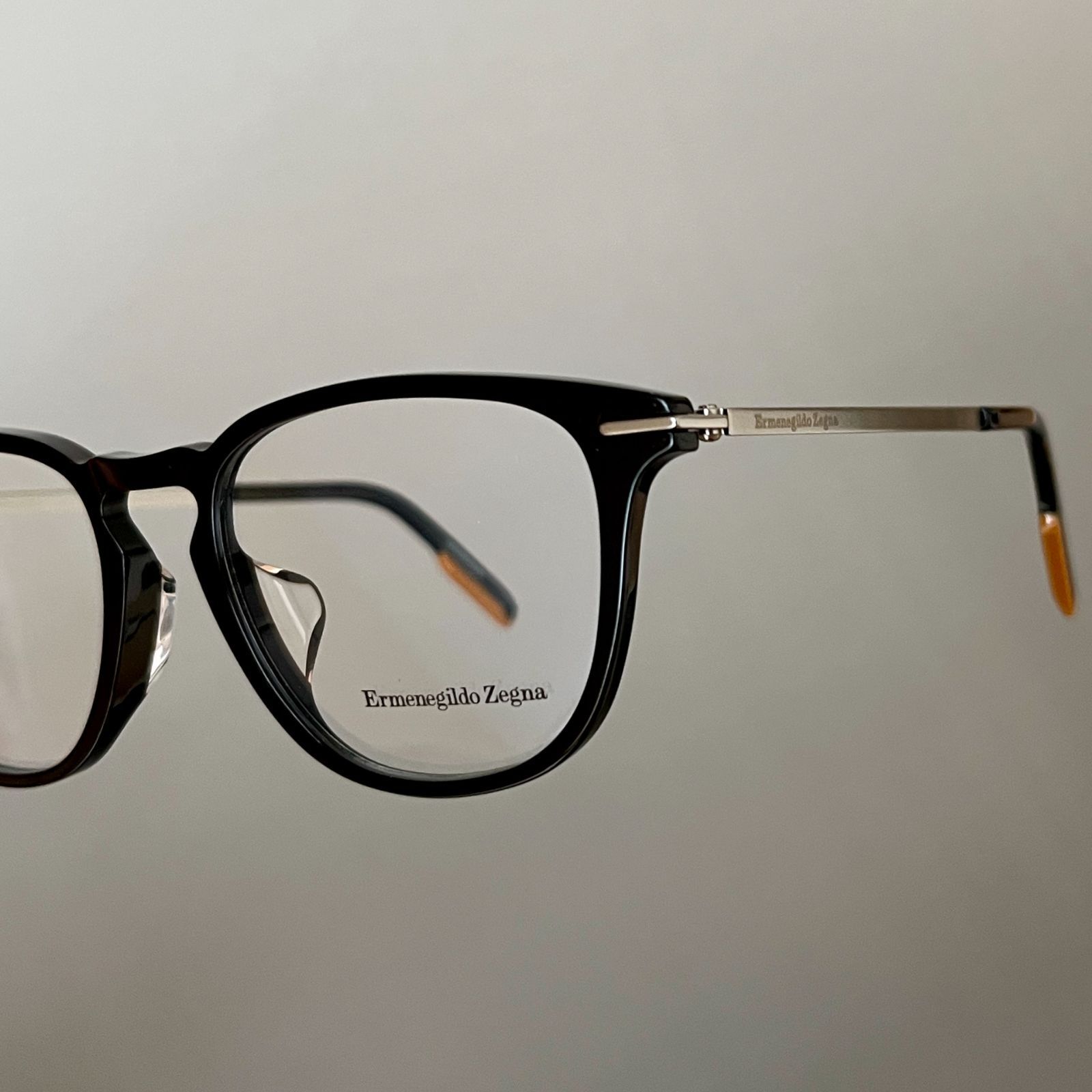 エルメネジルドゼニア メガネ Ermenegildo Zegna ボストン アジアン 