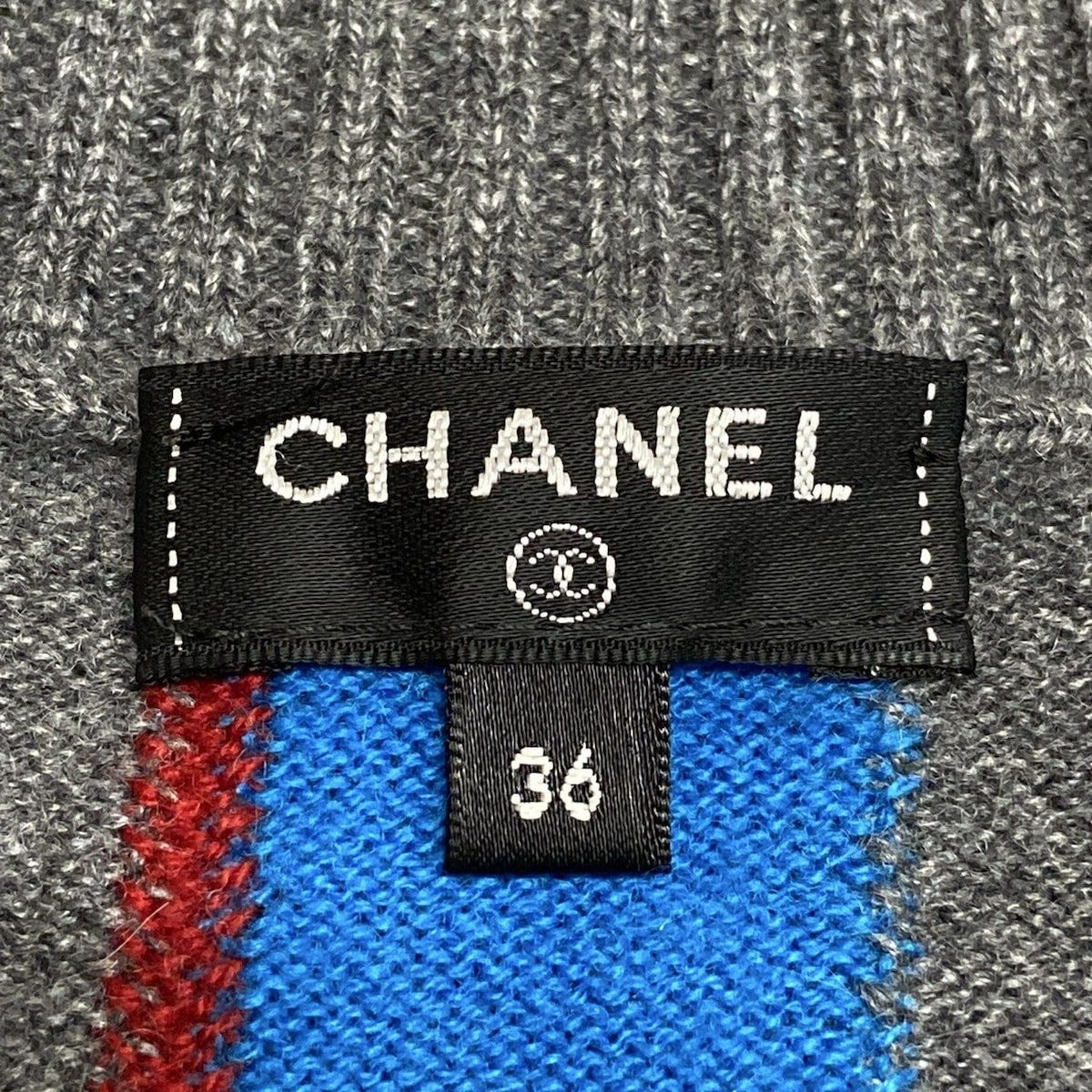 CHANEL サイズ　36　グレー s-l400.jpg