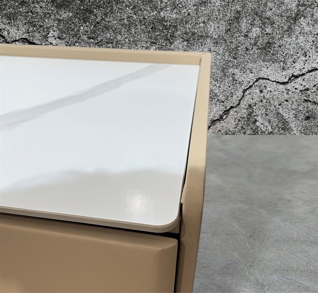 訳あり ナイトテーブル ローチェスト サイドテーブル 2段 引き出し大理石 訳あり難あり ナイトテーブル ローチェスト サイドテーブル 2段