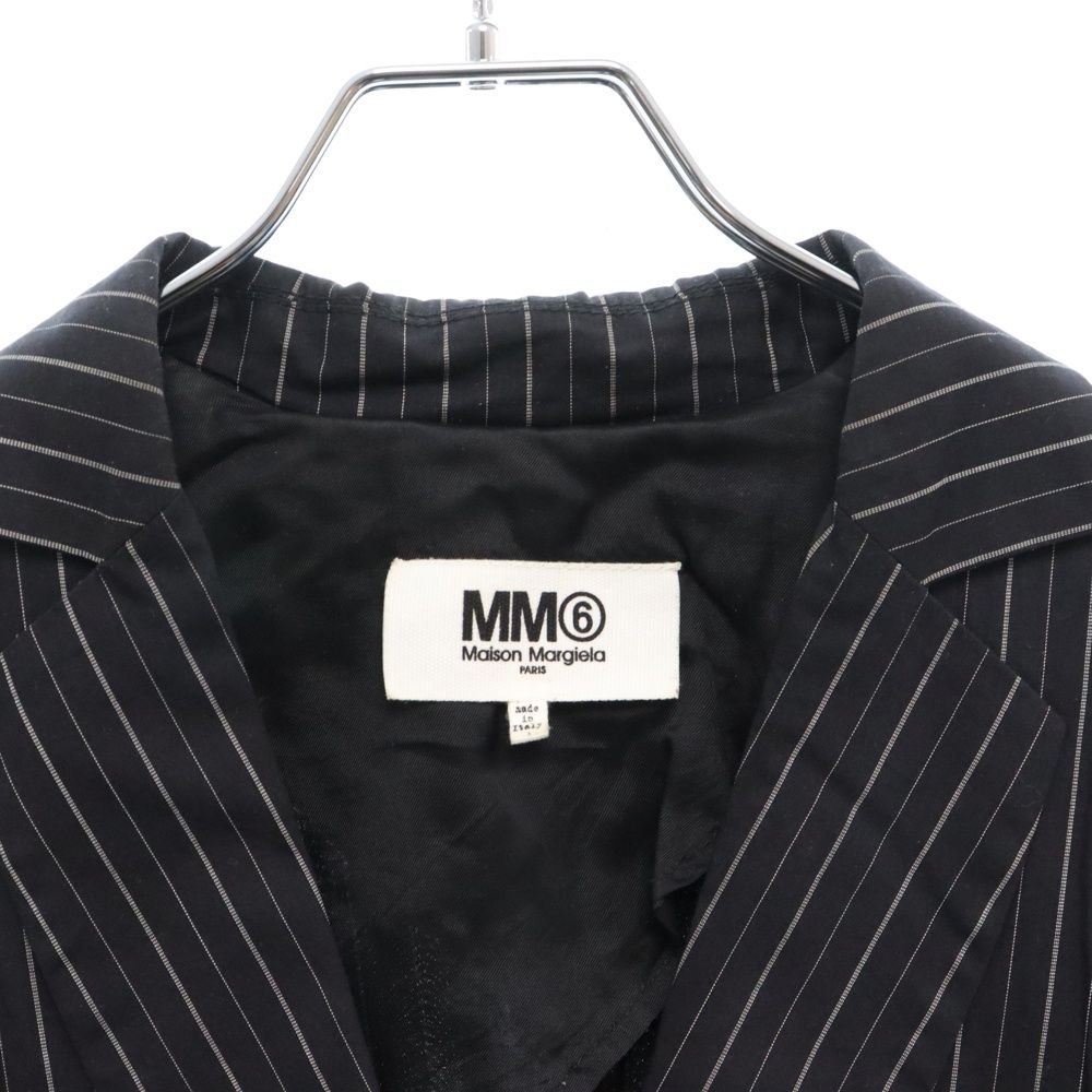 マルジェラ　テーラードジャケット　ストライプ MM6 Maison Margiela ストライプ テーラードジャケット