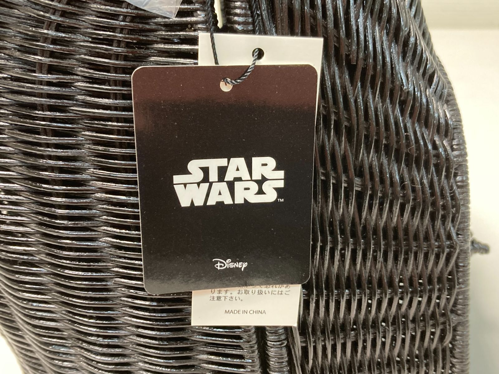 □未使用□アコモデ STARWARS ダースベイダー ラタンバッグ カゴバッグ