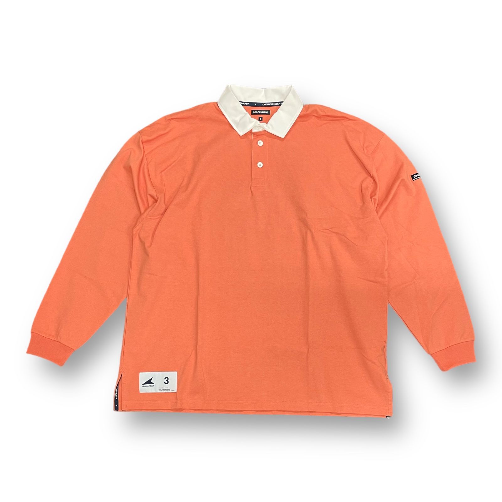 新品 定価23100円 DESCENDANT 23SS ディセンダント CROUCH POLO LS 