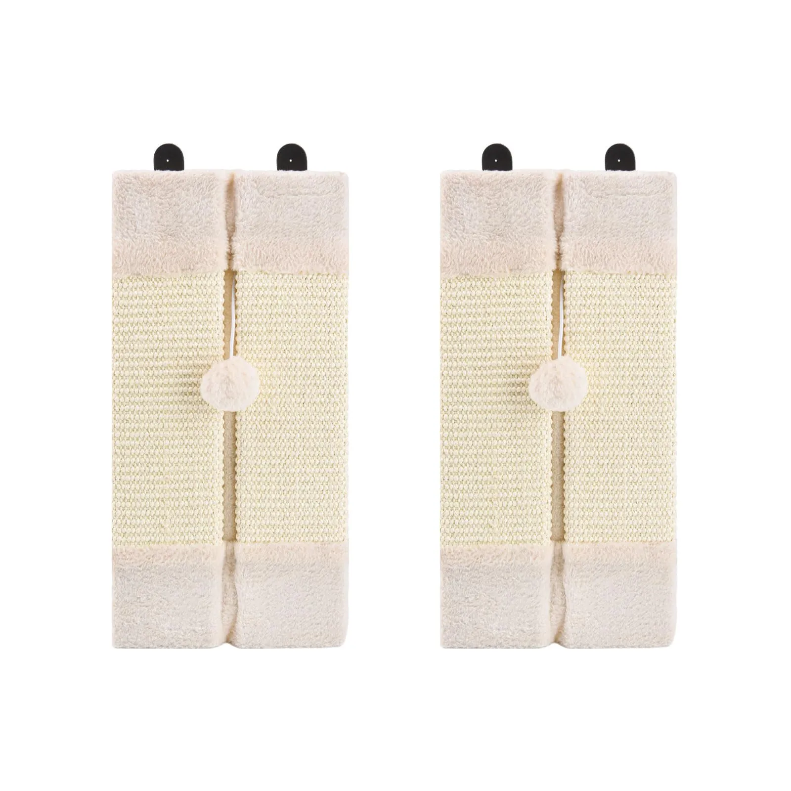 LIFLIX 2個入り 猫用 壁コーナー爪とぎ 壁掛け爪とぎ 家具や壁