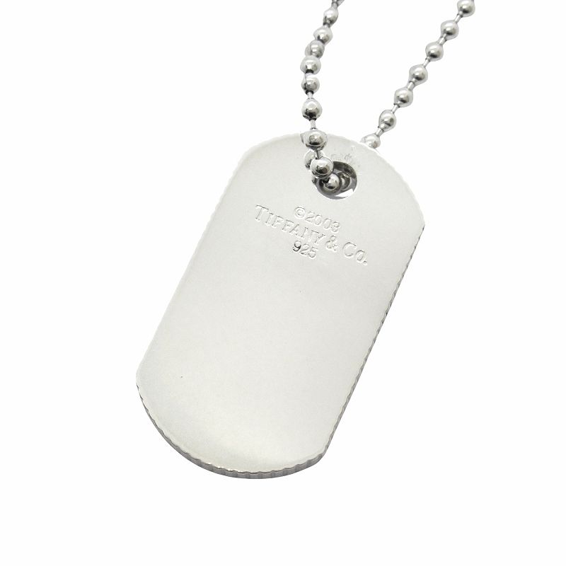 ティファニー TIFFANY　SV925 コインエッジタグネックレス ペンダント ティファニー ネックレス メンズ レディース コイン