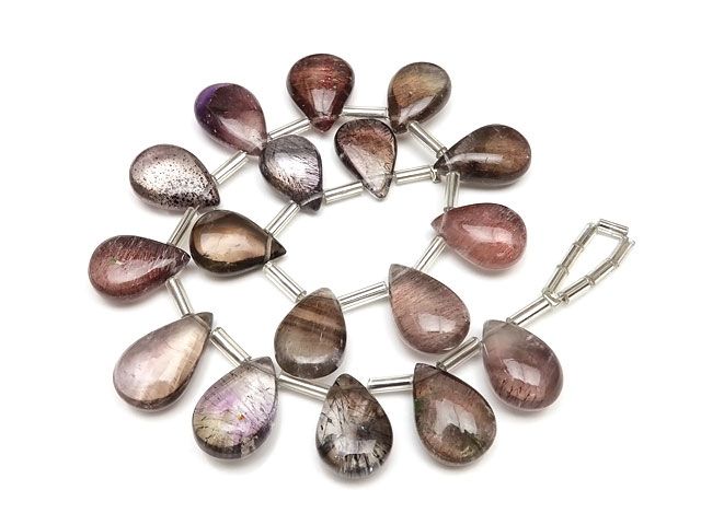 エレスチャルクォーツ スーパーセブン ペアシェイプ 13～16mm【1