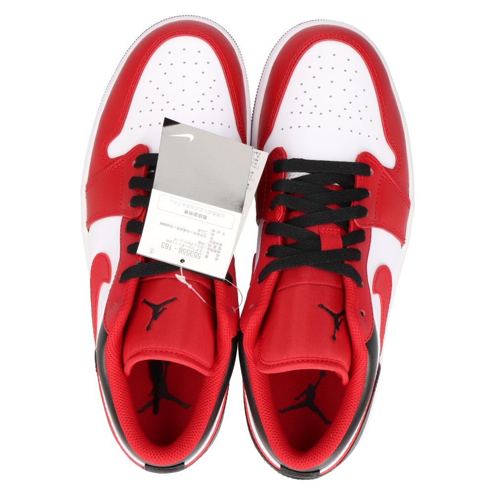 NIKE (ナイキ) AIR JORDAN 1 LOW GYM RED エアジョーダン1 ロー ジムレッド ローカットスニーカー レッド/ホワイト  US10/28cm 553558-163