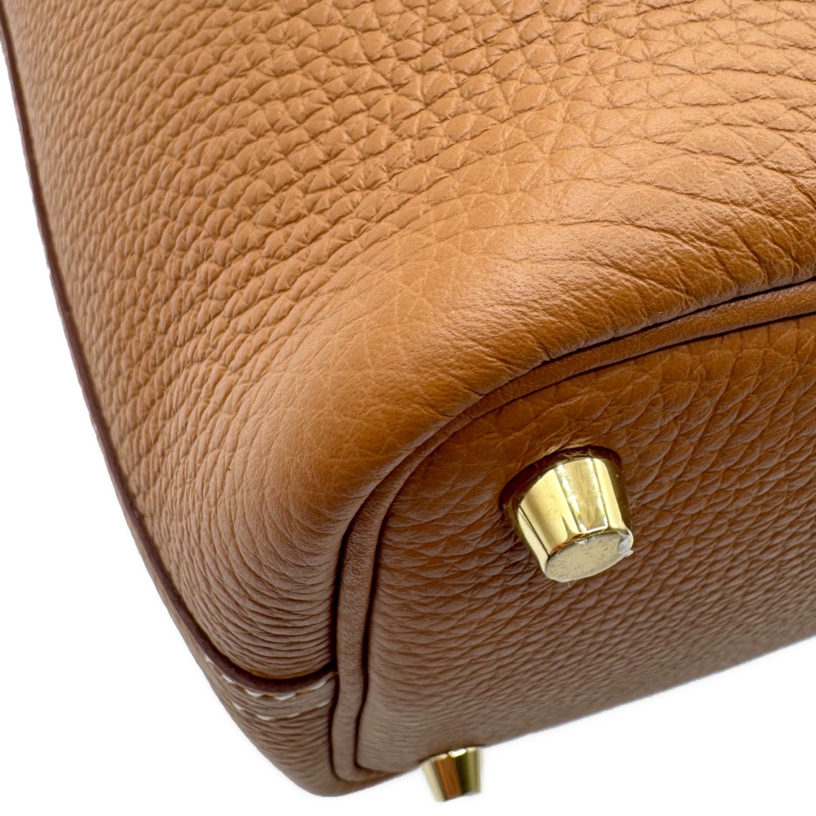 エルメス(HERMES) ピコタンロックPM(18) ゴールド トリヨン