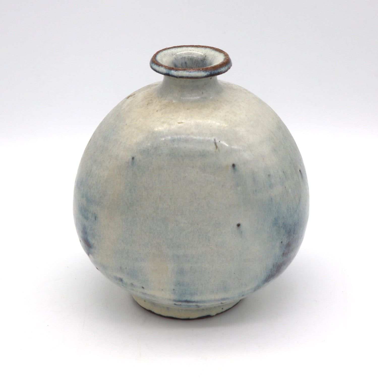 笹岡桃流斎 青磁花瓶 美しい色と形！希少！ 高麗 青磁桃形水滴