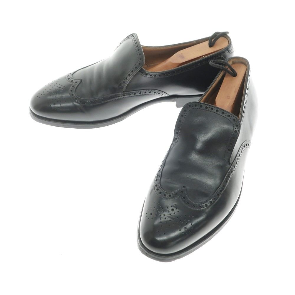 ニュー アンド リングウッド New - Lingwood ウイングチップ ローファー ブラック サイズ8 1|2 E メンズ