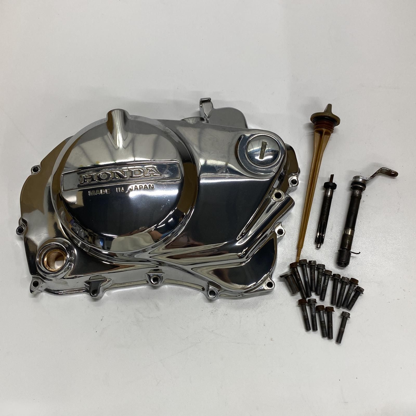 cb250t cb400t 純正　クラッチカバー　美品　バレル研磨　メ HONDA CB250T/CB400T クラッチカバー バレル研磨済 ホンダ