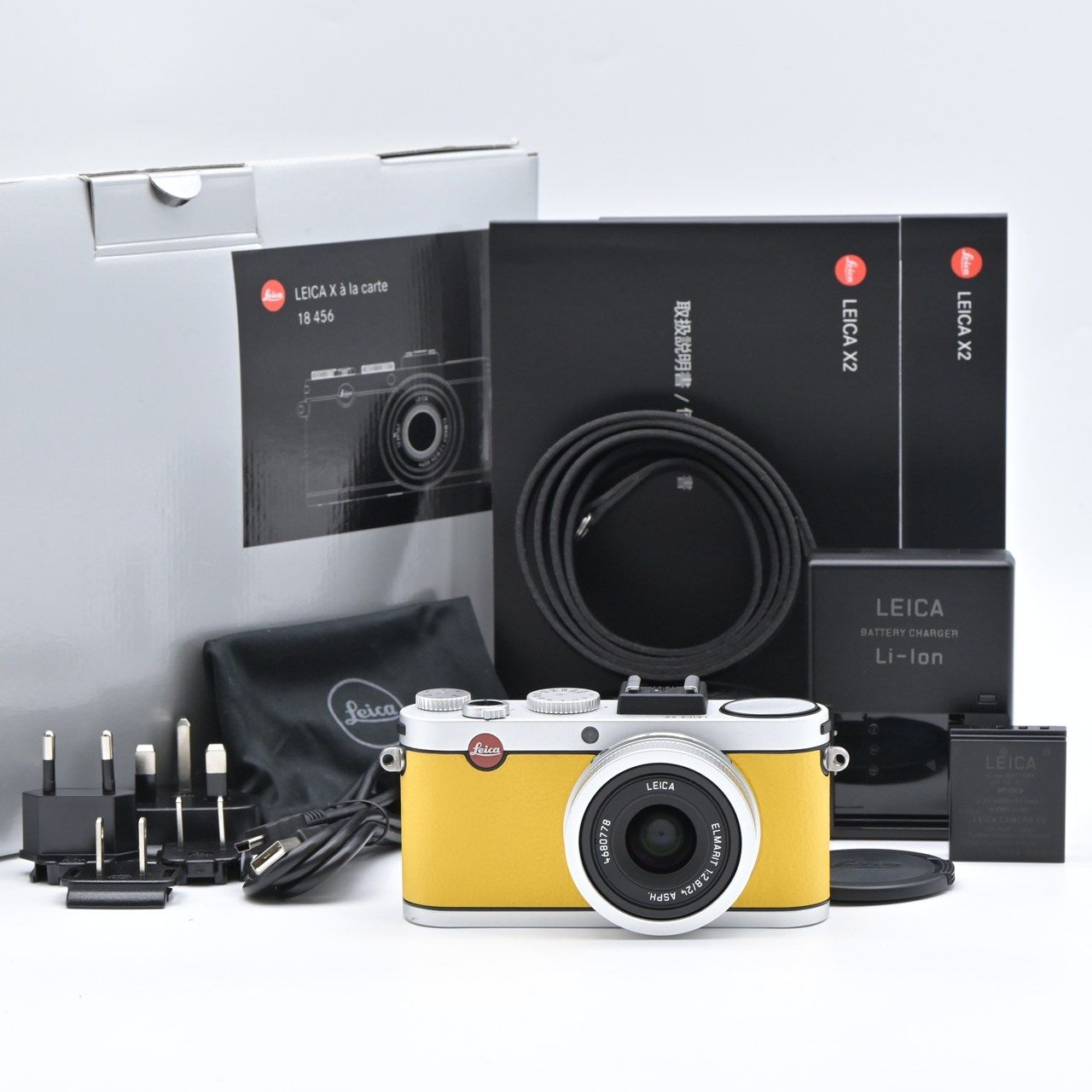 Leica ライカ X2 シルバー アラカルト イエローレザー コンパクト
