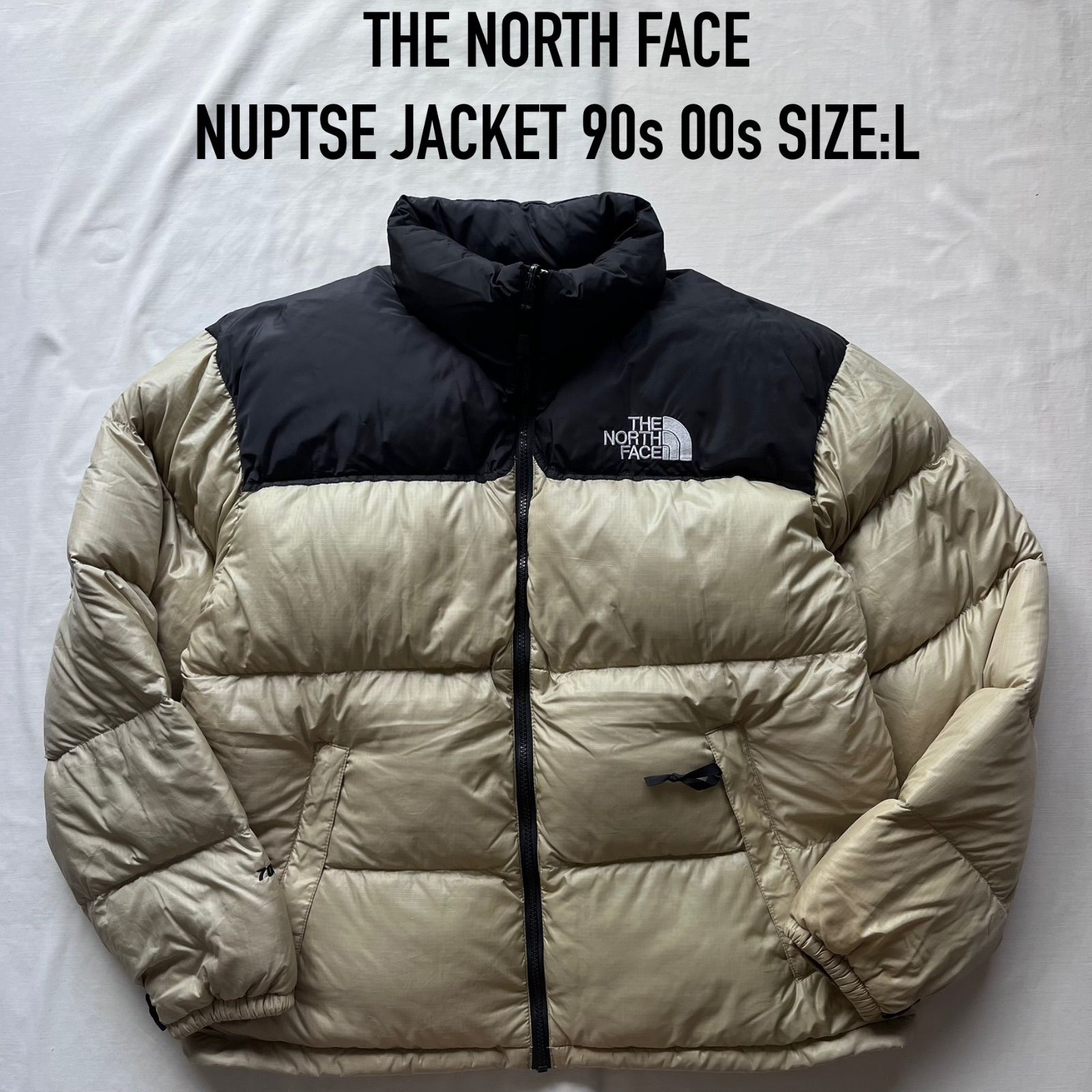 THE NORTH FACE ノースフェイス NUPTSE JACKET ヌプシ ベージュ 90s 