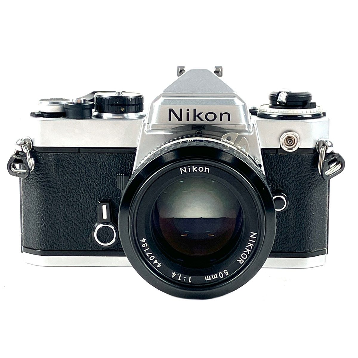 ニコン FE シルバー + Ai NIKKOR 50mm F1.4バイセルニコン - フィルムカメラ