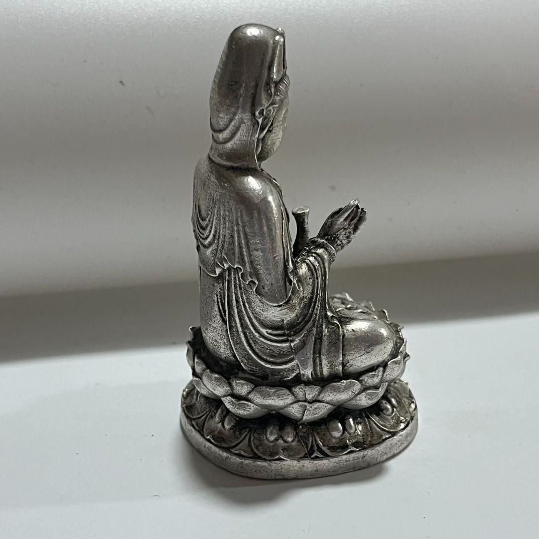仏教美術 仏像 観世音菩薩像 小仏像 銅製 銅器 仏教美術 仏像 観世音菩薩像 小仏像 銅製 銅器