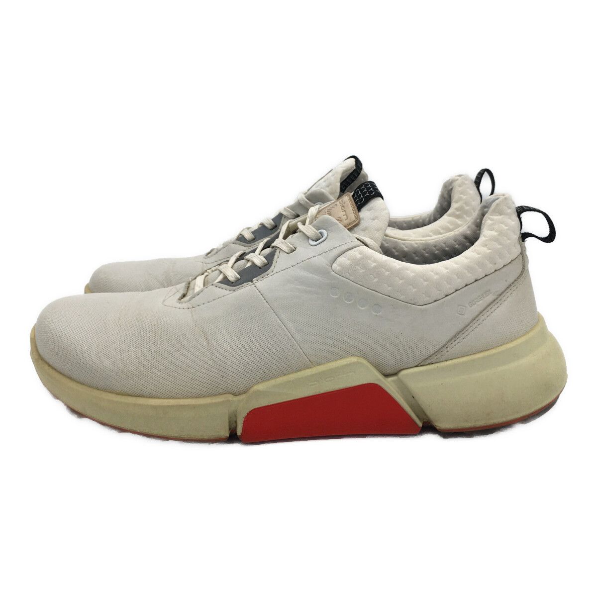 ECCO - coco 中古 エコー ecco ゴルフシューズ  40 25cm ホワイト バイオム ハイブリッド 4 スパイクレス シンプル [108204-01007] 中古 エコー ecco ゴルフシューズ 40 25cm ホワイト バイオム