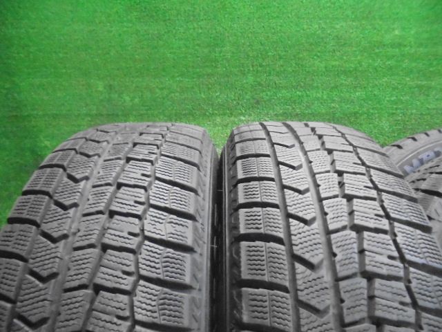 5FN617 E2 195 65R15 ダンロップ ウインターマックスWM02 スタッドレスタイヤ アルミホイール4本セット ET53 FFCRYSTALESIA_COM