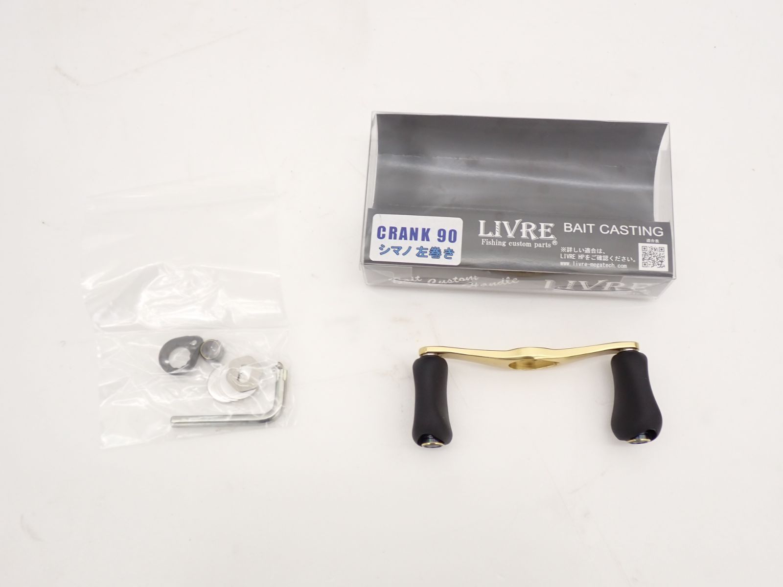 リブレ　クランク90 シマノ左巻き リブレ/LIVRE】 CRANK Feather 90 （クランク フェザー 90