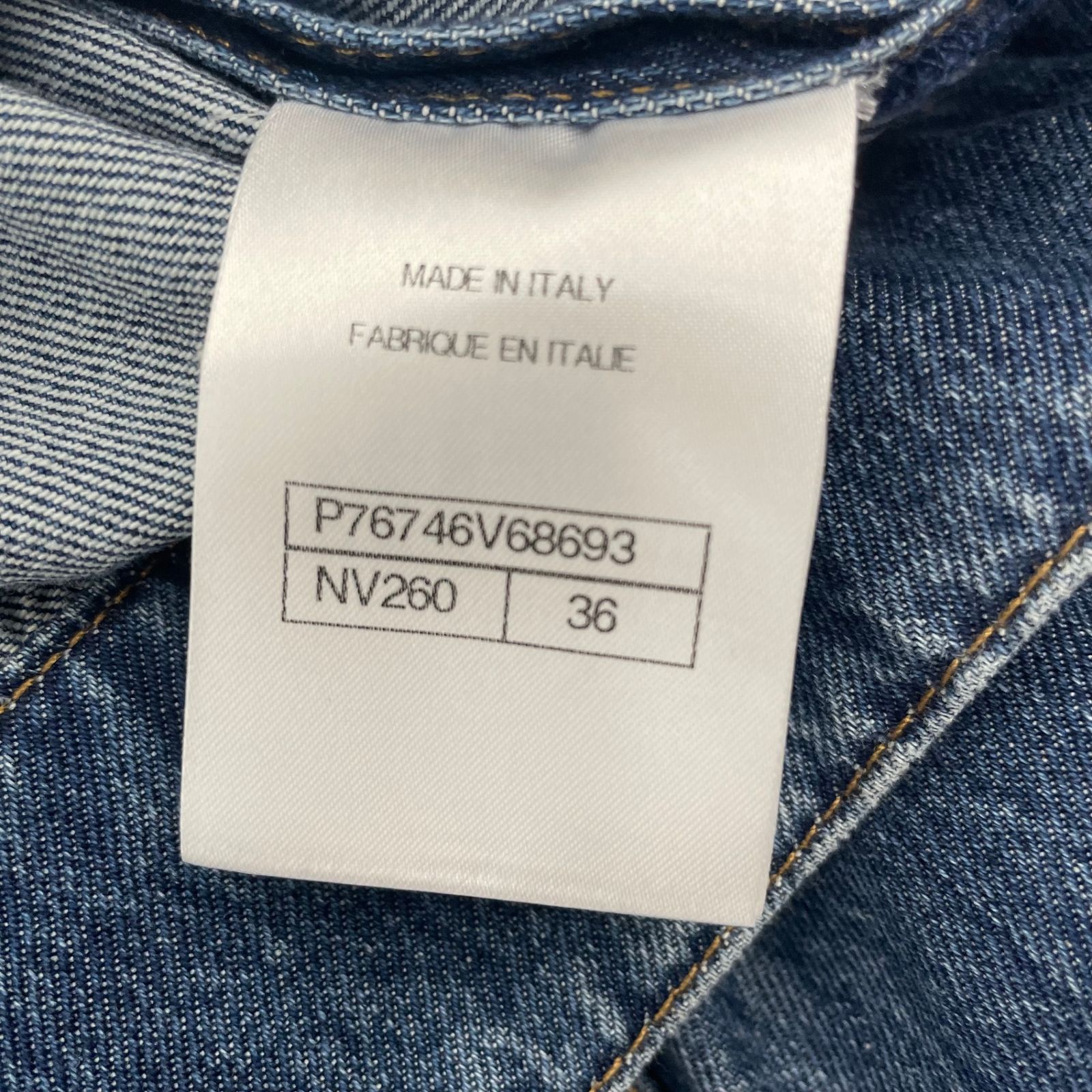 美品 CHANEL シャネル デニム ジャケット CHANEL P76746v68693 サイズ