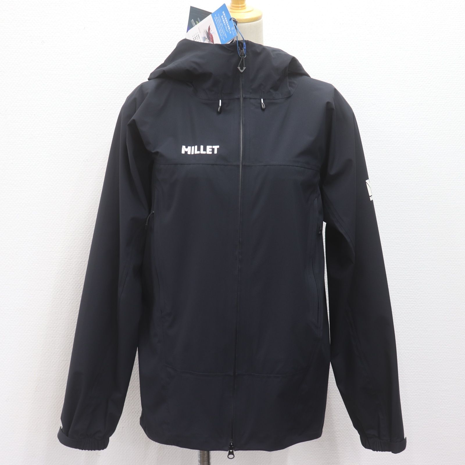 ITQ81U5Y6TO6 未使用品 MILLET ミレー TYPHON ティフォン 50000 ストレッチ ジャケット MIV01479 アウター メンズ ブラック 黒 サイズL
