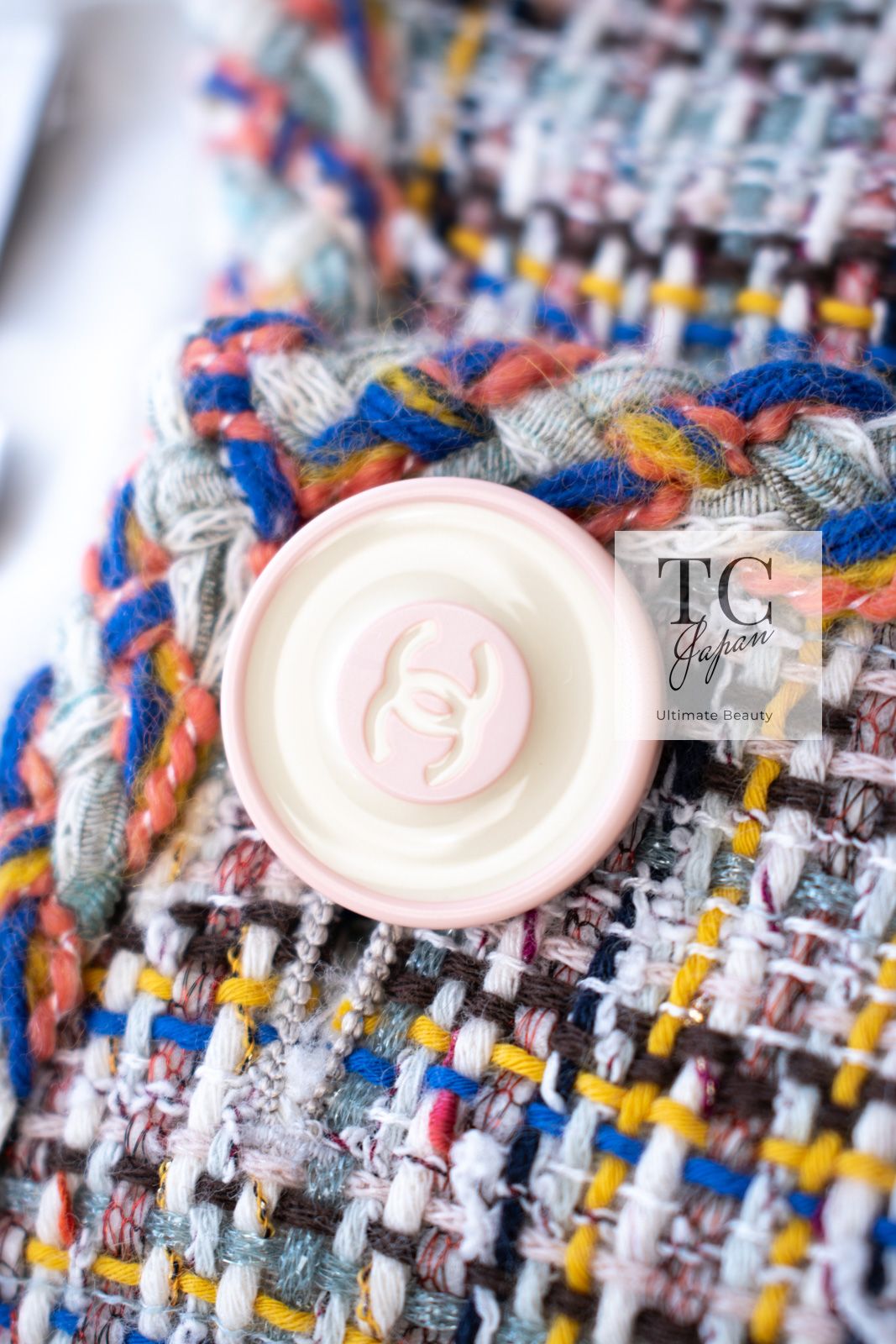シャネル ジャケット CHANEL マルチカラー フリンジ 春夏 サマー
