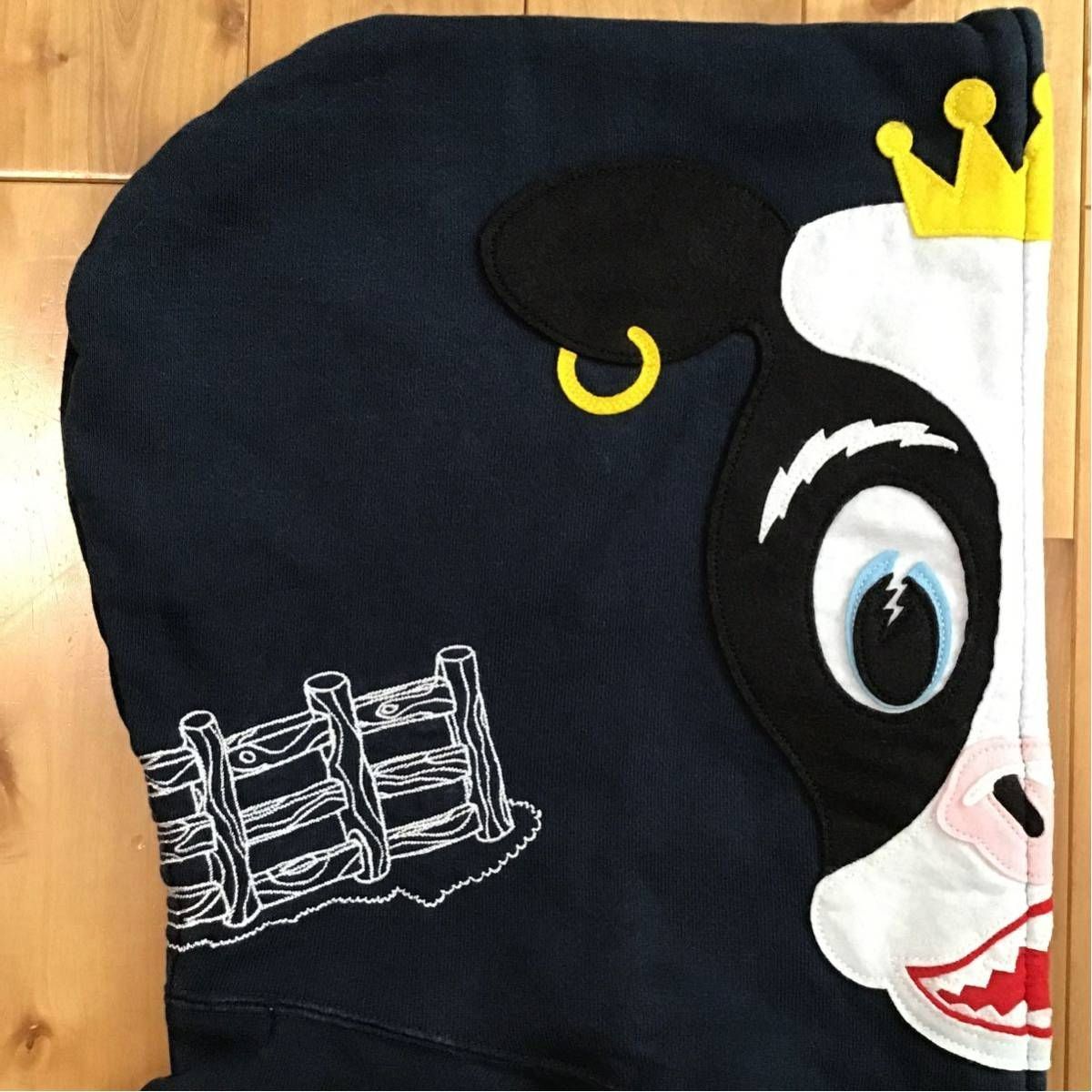ホルスタイン パーカー Mサイズ navy Holstein full zip hoodie a