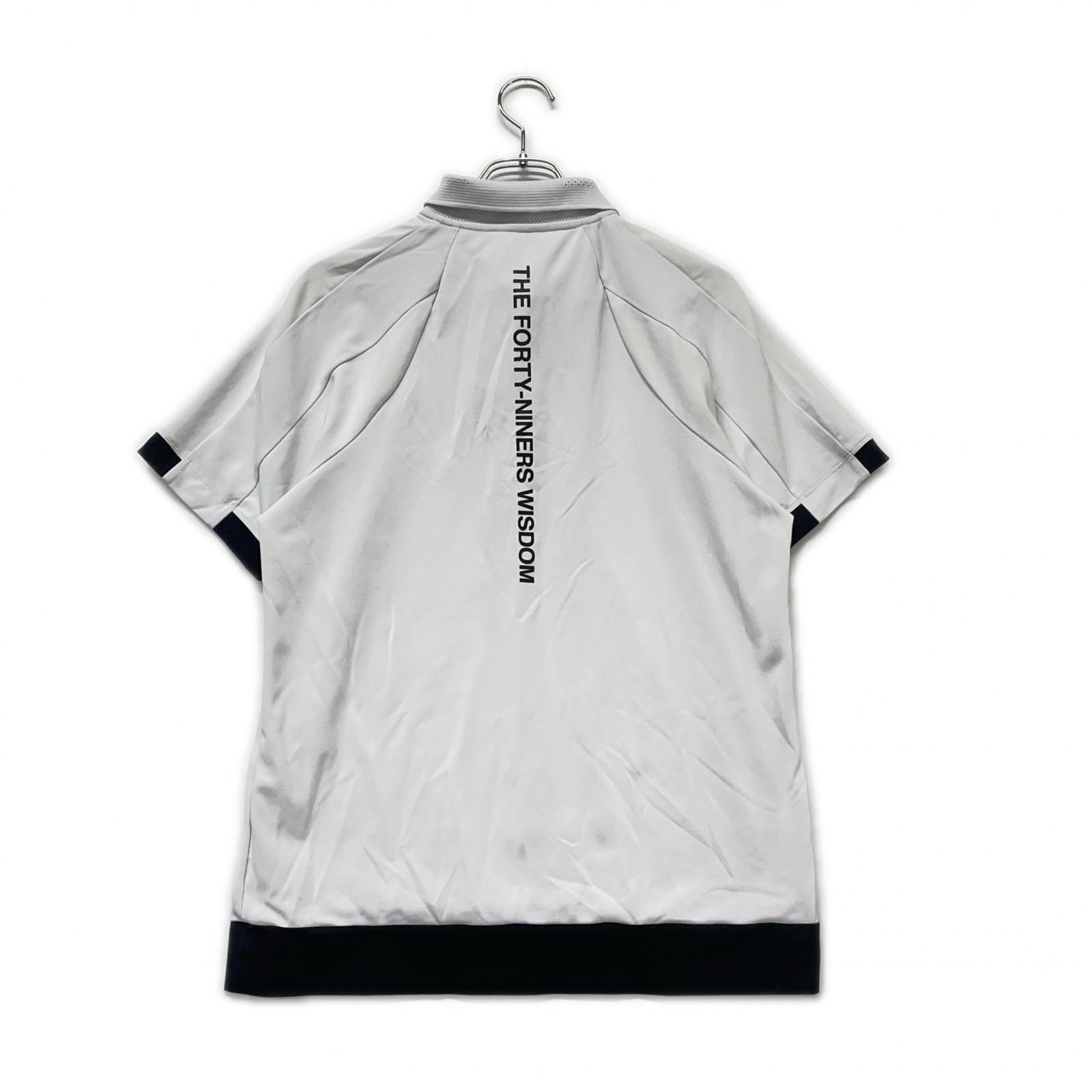 メンズ ティーエフダブリュー フォーティーナイン TFW49 半袖ポロシャツ XL 白×黒 ホワイト×黒 シンプル